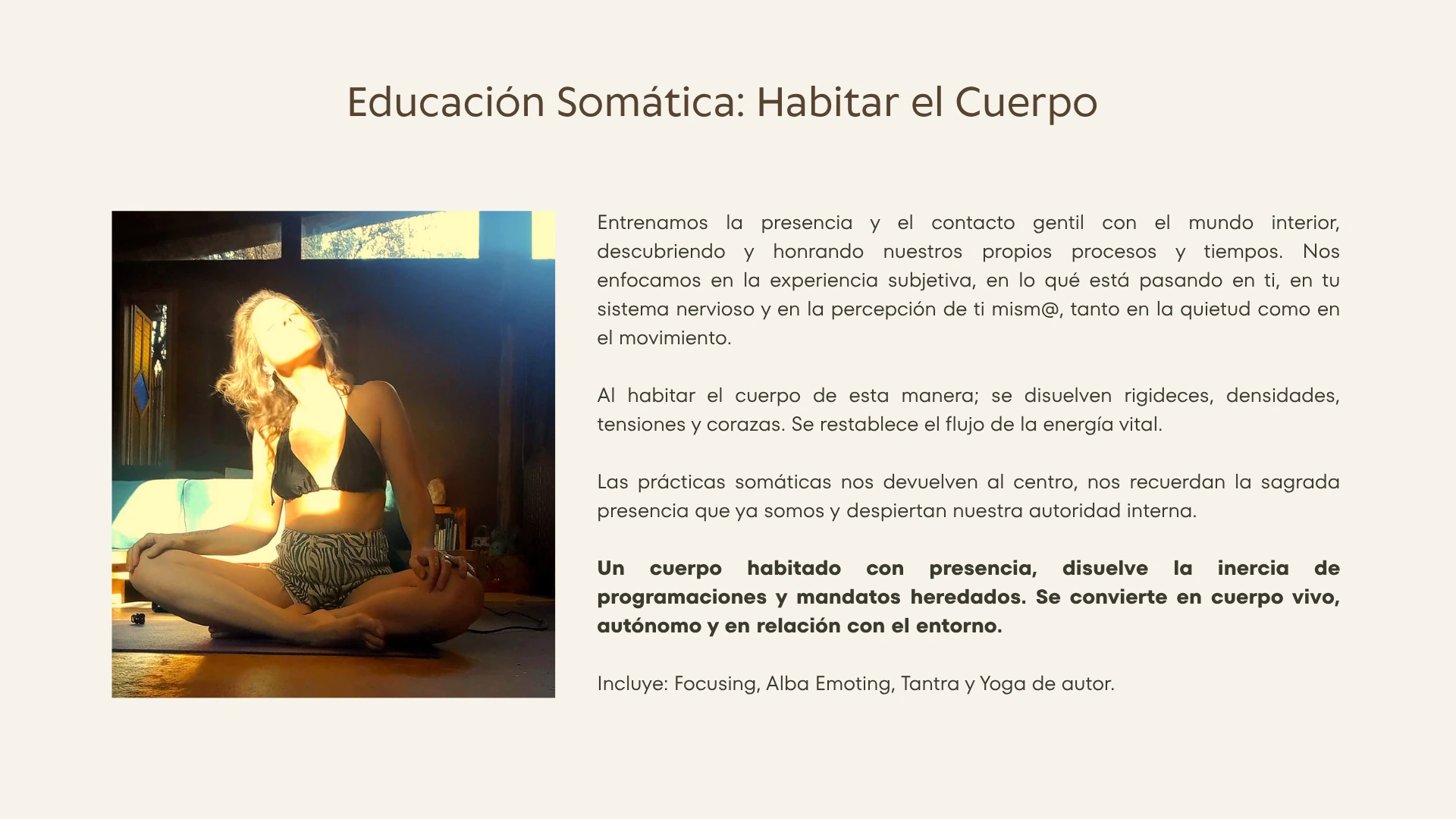 Educación somática