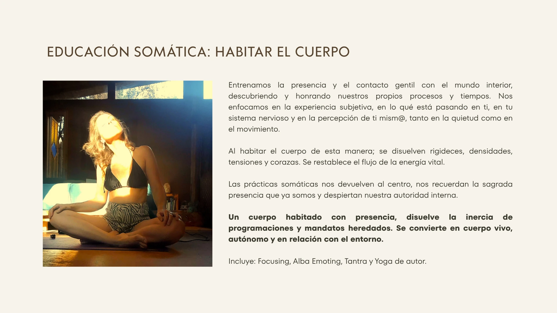 Educación somática