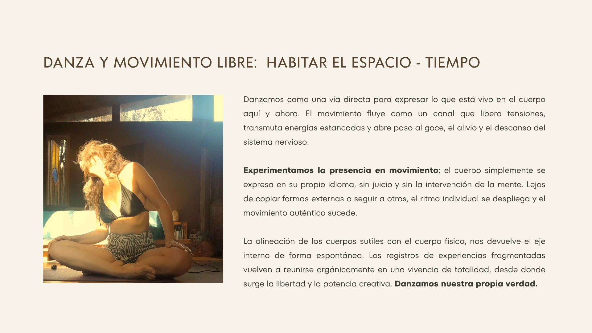 danza y Movimiento Libre